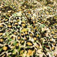 K viscose leopard lurex